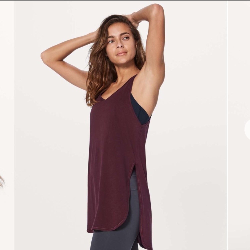 Lululemon Side Story Tank Garnet Reg Women’s 6